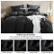 Housse de couette noir 140x200 cm 200x200 cm - miniature variant 6