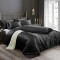 Housse de couette noir 220x240 cm - miniature