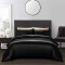 Housse de couette noir 220x240 cm - miniature variant 1