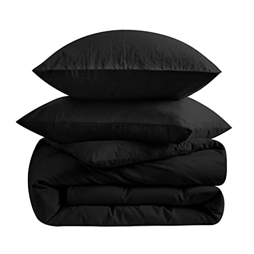 Housse de couette noir 135x200 cm 140x200 cm 150x200 cm 155x220 cm 200x200 cm 200x220 cm 220x230 cm 220x240 cm 240x260 cm variant 4 