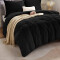 Housse de couette noir 135x200 cm 140x200 cm 150x200 cm 155x220 cm 200x200 cm 200x220 cm 220x230 cm 220x240 cm 240x260 cm - miniature variant 1