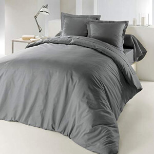 Housse de couette gris 220x240 cm