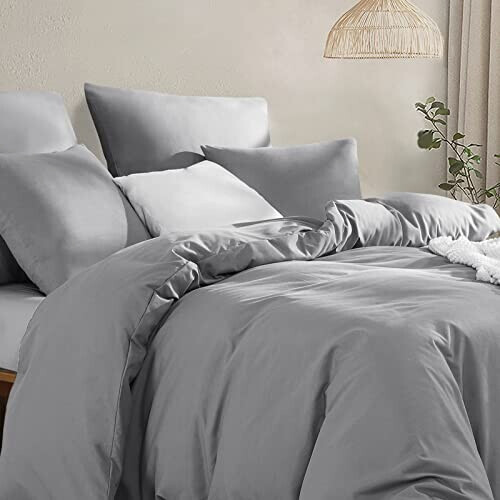 Housse de couette gris 140x200 cm variant 1 
