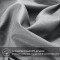 Housse de couette gris 140x200 cm - miniature variant 3