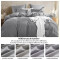 Housse de couette gris 140x200 cm - miniature variant 6