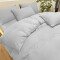 Housse de couette gris clair 200x200 cm - miniature variant 1
