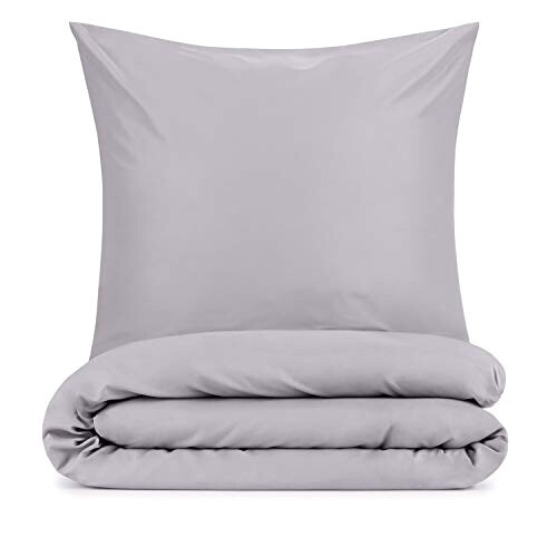 Housse de couette gris 240x260 cm
