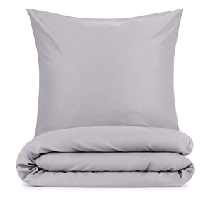 Housse de couette gris 240x260 cm