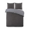 Housse de couette gris gray 200x200 cm - miniature