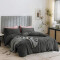 Housse de couette gris foncé 220x240 cm - miniature variant 1