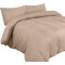Housse de couette beige 200x200 cm - miniature variant 1