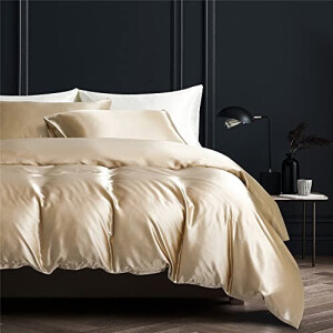 Housse de couette beige or 240x260 cm