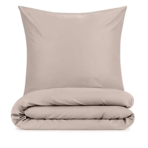 Housse de couette beige taupe 90x190 cm 140x200 cm