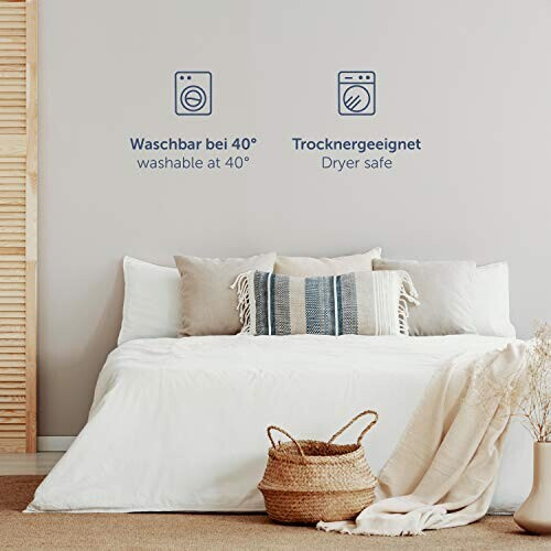 Housse de couette beige taupe 90x190 cm 140x200 cm variant 5 