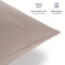 Housse de couette beige taupe 90x190 cm 140x200 cm - miniature variant 1