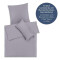 Housse de couette beige taupe 90x190 cm 140x200 cm - miniature variant 2