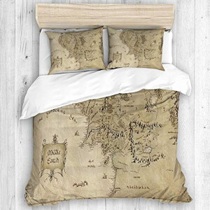 Housse de couette Le Seigneur des anneaux beige 220x240 cm