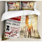 Housse de couette The Walking Dead multicolore 200x200 cm - miniature