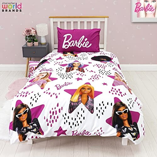 Housse de couette Barbie rose 135x200 cm variant 2 