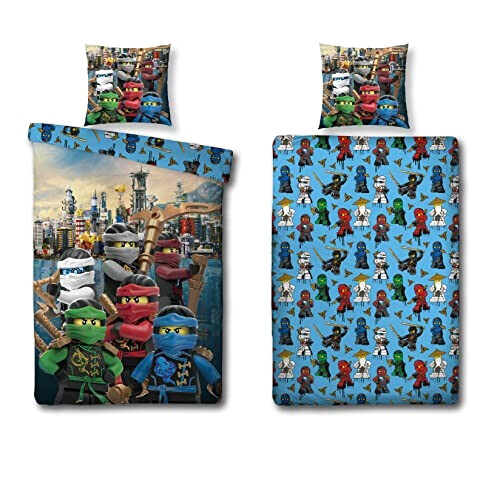 Housse de couette Ninjago multicolore 135x200 cm