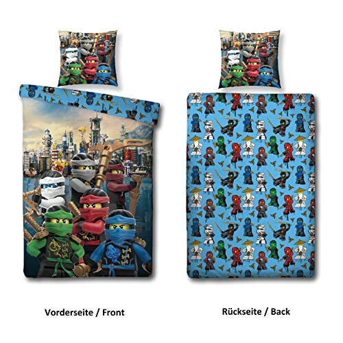 Housse de couette Ninjago multicolore 135x200 cm variant 2 