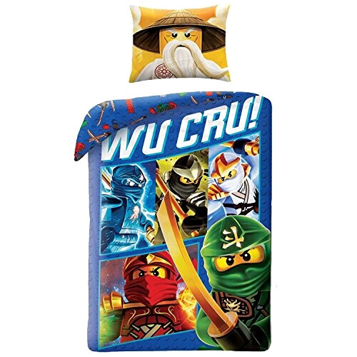 Housse de couette Ninjago mehrfarbig 140x200 cm 160x200 cm