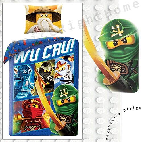 Housse de couette Ninjago mehrfarbig 140x200 cm 160x200 cm variant 1 